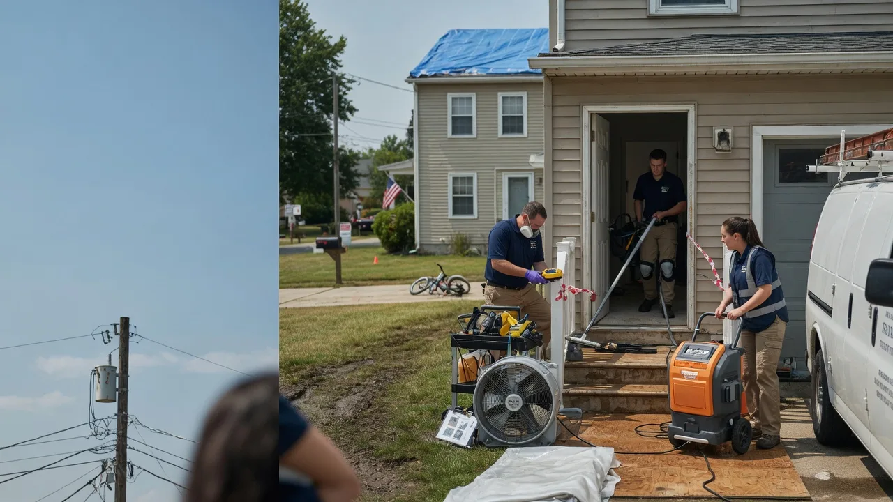 Water Damage Repair in Newtown, IN near me